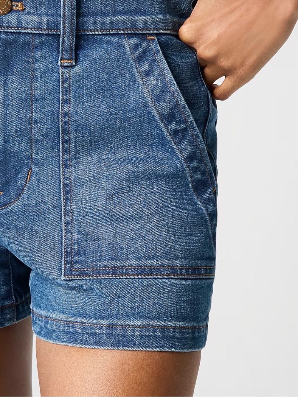NWT - JCrew Denim Shorts - Deep Cyan Wash - Size 30 - Picture 2 of 10